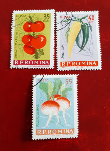 Roumanie 1963 vegetables - -,