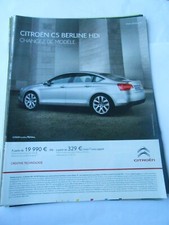 2009 Advert Citroen C5 Sedan HDi