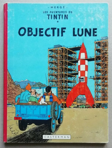 Tintin objectif lune herge - ;,