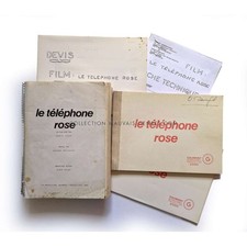 LE TELEPHONE ROSE Scénario et
