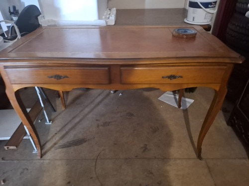 Bureau bois massif marron - bureau,