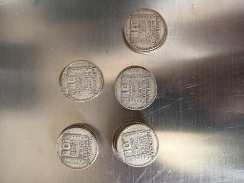 Lot pièces 10 francs - lot, de