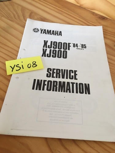 Yamaha xj900f xj900 - yamaha, 84