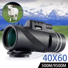 Monoculaire 40x60 Télescope Jumelles Vision Nocturne HD Dual Focus Chasse Sport