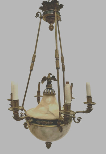 Lustre boule style - lustre, empire