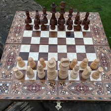 Jeu d'échecs Backgammon fait