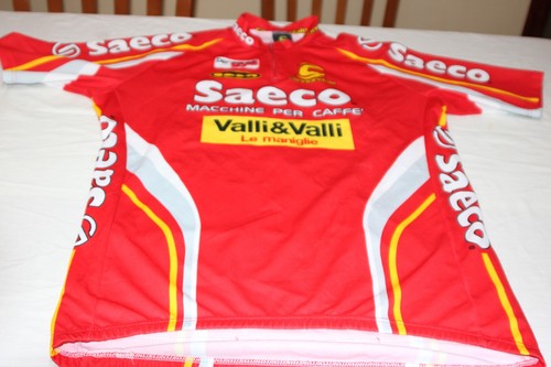 Maillot cyclisme saeco - maillot,