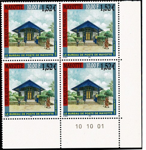 976 mayotte bureau poste bloc - mayotte,