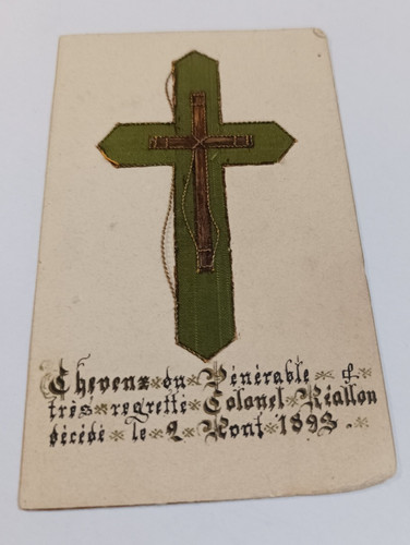 1893 ancienne relique colonel - 1893,