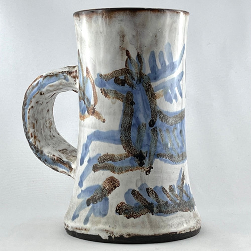 Vase anse cerf céramique - vase, "cerf"