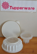 👑TUPPERWARE Moule à Charlotte Flan Courrone Centre + Fond + Couvercle 16 Cm