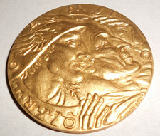 médaille de bronze. Homme et