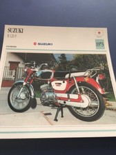 Suzuki B120P 1973 B120 P B 120 Carte moto Collection Atlas Japon
