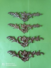 LOT 4 PLATINES DECORATIVES