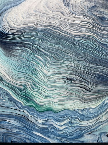 Peinture abstraite sur - , toile