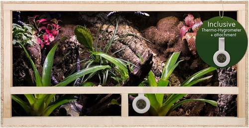 Terrarium osb bois - bois, 50
