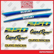 Suzuki LT250R Quadracer Decals Kit Graphics Sticker 85-92 Model Premium Vinyl