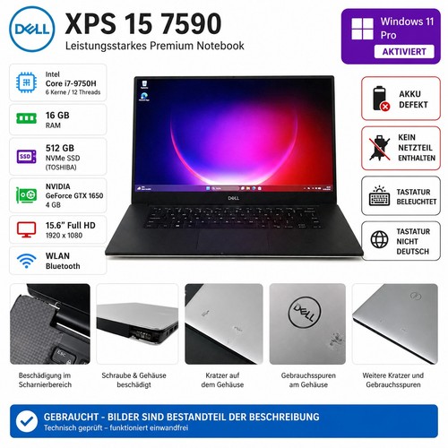 Dell xps 7590 - ✅, 15