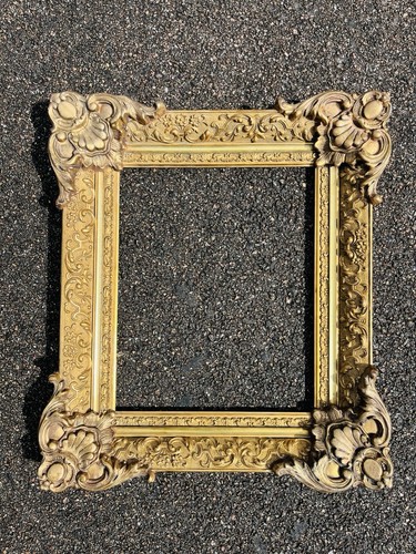 Ancien cadre xixeme bois - ancien,