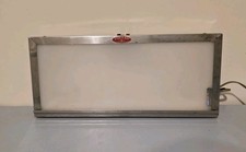 VTG Star X-Ray Co. Negatoscope View Light Box With Clips Old School Chrome Case