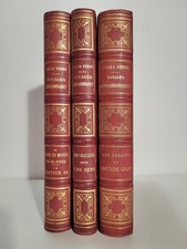 Jules Verne, Hetzel, Lot de 3 harpons (Grant, 20000 lieues, Tour du monde)