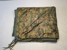 Good - US Military USMC Zippered Poncho Liner Woobie Blanket WOODLAND MARPAT