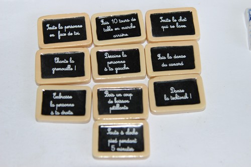 Feves gage tableau noir - feves,