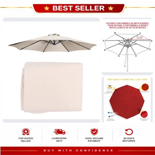 Toile remplacement parasol - de,
