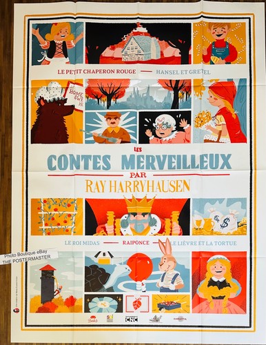 Affiche cinéma les contes - affiche,