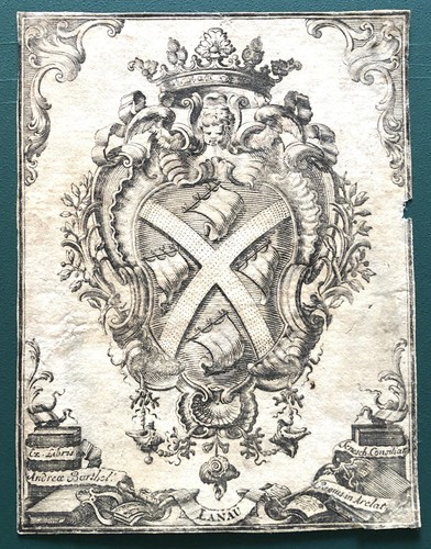 Libris - (gravure, xviiie)