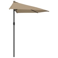 Parasol de balcon avec mât en