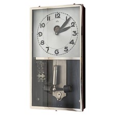 Pendule murale ATO extra plate clock uhr reloj electric NO Bulle brillié