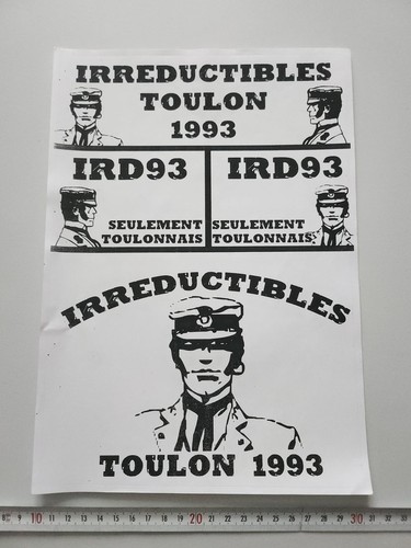 Sticker irréductible toulon - irréductible,