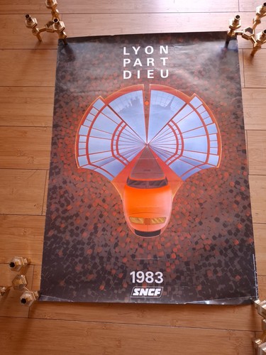 Affiche publicitaire sncf 1983 - publicitaire,