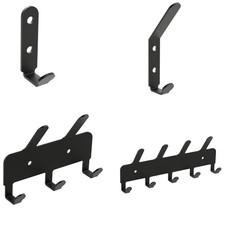 Crochet Noir Porte-Manteau Murale Crochet Murale Porte-Manteau