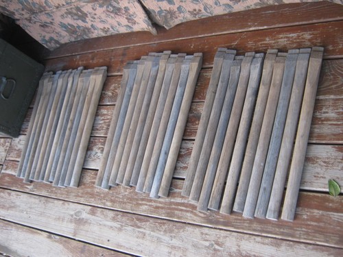 Vintage unused wood wagon - wood,