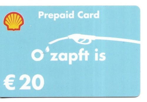 Rare carte cadeau pompe - pompe, a