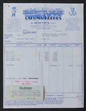 Invoice ANNEYRON 1967 LAFUMA FRERES mountain bag CHANTAZUR illustrated 75