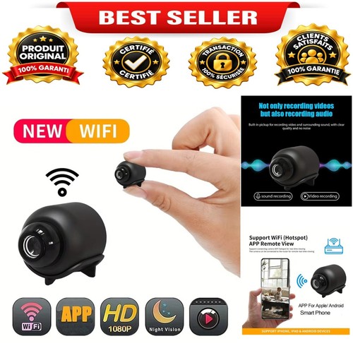 Mini caméra surveillance - , wifi