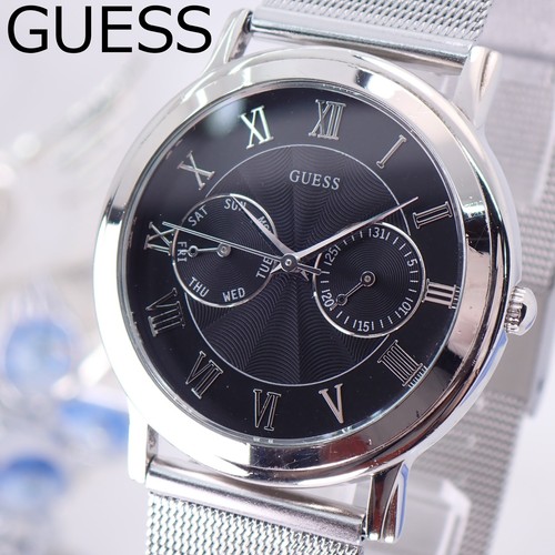 Montre homme guess cadran noir - guess,