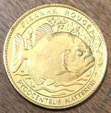 AB SUISSE AQUARIUM LAUSANNE PIRANHA MÉDAILLE ARTHUS-BERTRAND MEDALS TOKENS COINS