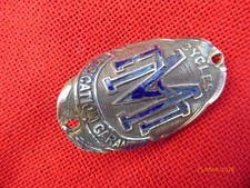 Ancienne Plaque  de Vélo