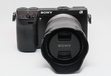 Sony NEX-7 Digital 24.3MP  Mirrorless Camera Black w/ 18-55mm OSS Lens & Hood