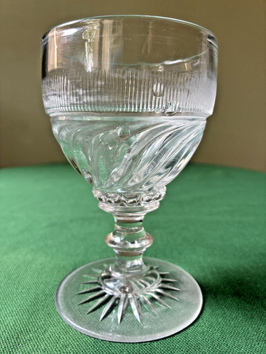 Ancien verre eau cristal - à,