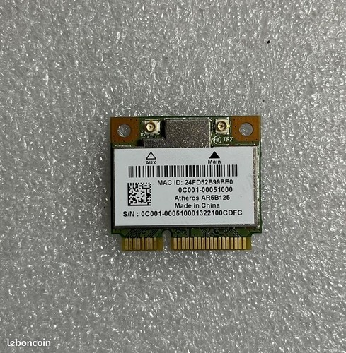 Carte wifi atheros ar5b125 - carte,