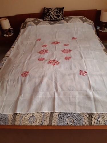 Nappe rectangulaire brodee - nappe,