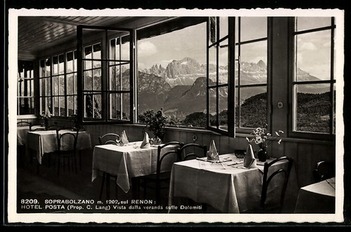 Carte postale soprabolzano sul - carte,