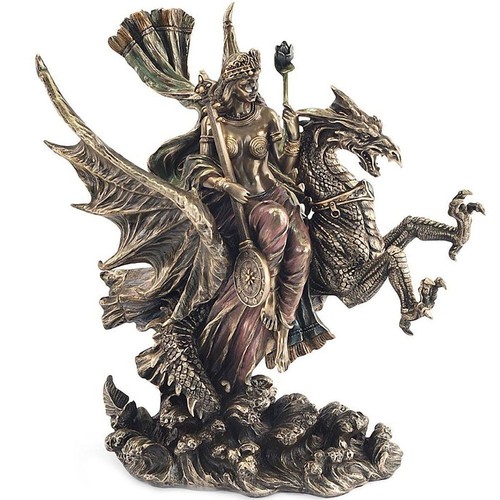 Statuette résine dragon 25 - statuette,