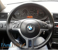 Couverture de Volant pour BMW e46 - X 5 Cuir Véritable Noir à Partir Remplacer