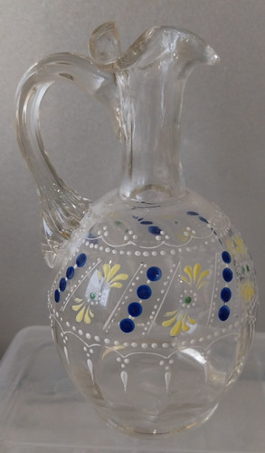 Carafe verre emaille - emaille, cm
